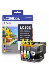 Brother LC20E INKvestment Printer Cartridges CMYB picture
