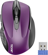 TECKNET Wireless Mouse, 2.4G Ergonomic Optical Mouse, Computer Mouse for Laptop picture