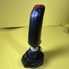 Vintage Joystick Controller Black with Red Button 9-Pin Connector picture