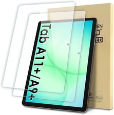 2-Pack Anti-Scratch Screen Protectors for Samsung Galaxy Tab A11+/A9+, Clear Fil picture
