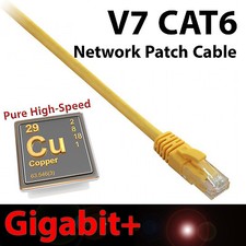 V7 CAT6 Network Cable High Performance Multi-Gig Gigabit+ POE LAN RJ45 14ft/25ft picture