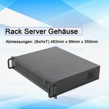 2U Server Chassis Rackmount Case Mini ITX Micro ATX Wall Mount Compact Rackmount picture