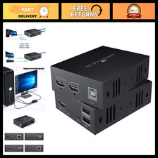 HDMI KVM USB Extender 1080p HD Video Over Cat5e/6 Ethernet 50m for Remote Contro picture