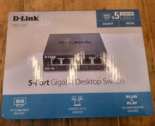 D-Link DGS-105 5-Port Gigabit Unmanaged Desktop Switch Standalone RJ-45 picture