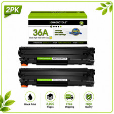 2PC CB436 Toner Cartridge For HP 36A LaserJet M1522nf / M1522nf MFP picture