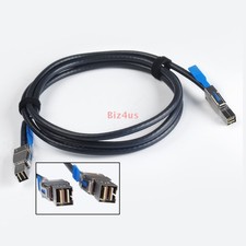 External Mini-SAS Cable SFF-8644 to SFF-8644, 12Gbps 28AWG 2M / 6.6FT picture
