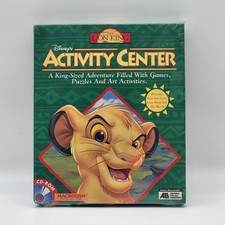Disney Lion King Activity Center 1995 Macintosh CD-ROM Big Box Sealed picture
