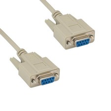 6-25ft DB9 9Pin Serial Extension Cable Cord RS-232 28 AWG Female Molded D-Sub PC picture