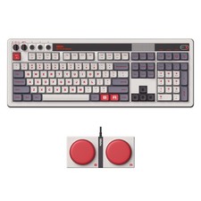 8Bitdo Retro 108 Mechanical Keyboard with 108 Keys and Integrated Numpad, Blueto picture