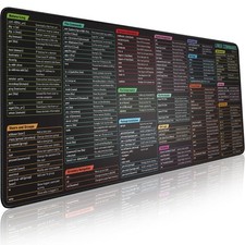 Pixiecube Linux Commands Line Mouse pad - Extended Large Cheat Sheet Mousepad... picture