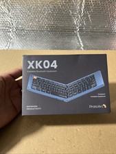 ProtoArc XK04 Foldable Bluetooth Keyboard Portable Blue picture