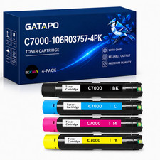 4 Pack C7000 106R03757 High Yield Replacement for Xerox C7000 C7000DN C7000N picture