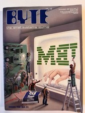 BYTE Small Systems Journal Vol 11 No 8 NOV 1983 Computer Magazine IBM Apple ADS picture