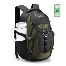 Stylish Laptop Backpack with USB Charging Port, Fits 15.6