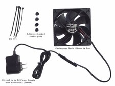 Coolerguys Quiet 120mm AC Powered Receiver/Component Cooling Fan *FREE SHIPPING* picture