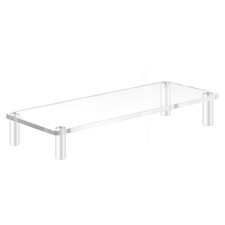 Acrylic Monitor Stand Riser Clear Computer Desk Shelf Laptop iMac 20x7.5 Inch picture
