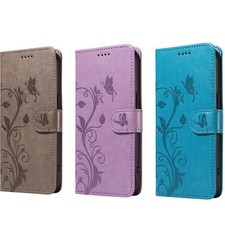 Butterfly Flower Wallet Cover Case for Oppo Reno 8 9 10 11 Find X3 X5 Lite A96 picture