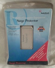 Radio Shack Dual IEC Power Cord w/Surge Protector, For Computers, etc NEW  picture
