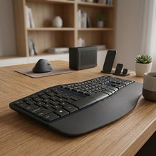 Microsoft Sculpt Comfort Wireless Keyboard Black KGR1173 Bluetooth picture