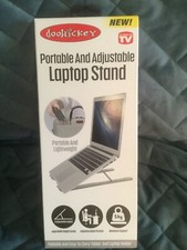 AS SEEN ON TV DOOHICKEY PORTABLE ADJUSTABLE LAPTOP STAND - NEW picture