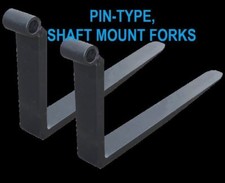 JLG GRADALL SHAFT MOUNTED FORKS PAIR 2-1/4x4x48