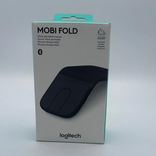 New Logitech Mobi Fold MR0121 Wireless Mouse Black picture
