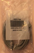 LOT OF 10 Avaya OEM FACTORY SEALED 700247984 CAT5E Patch C Cable Wire BRAND NEW picture