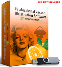 Pro Illustrator-Vector-Graphic Design-Image-2D-3D-Drawing-Software Program-US B picture
