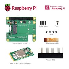 AI Accelerator Kit M.2 HAT+ with Hailo-8L for Raspberry Pi 5 picture
