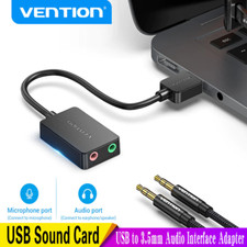 Vention Sound Card USB to 3.5Mm Audio Interface Adapter External Sound Card for  picture