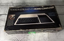 Texas Instruments Ti-99/4A Vintage 1983 Home Computer W Box & Manuals Untested picture