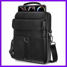 13 Inch Laptop Shoulder Bag Leather Carrying Case for Macbook Air 13