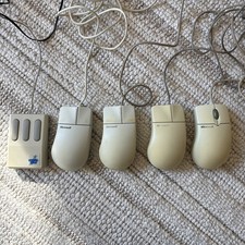 Vintage Microsoft Serial 1.1A 2.0A 2.1A 2 Button Mouse untested Lot Of 5 Mouse picture