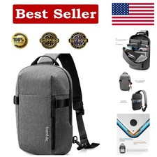 tomtoc Sling Bag Crossbody Backpack EDC S for 13-14 inch MacBook, Gray picture
