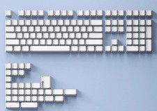 XVX PBT Keycaps 136-Key Set Cherry Profile MX Shine-Through White picture