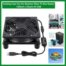 Cooling Case Fan for Receiver Xbox TV Box Router 120mm x 25mm 5V USB picture