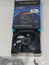 UNTESTED - Lian Li Uni Fan TL Wireless 140 - LCD - Black - COMPLETE  (Read)  picture