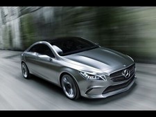Cars concept motion mercedes benz style Desk Mat Stitched picture