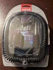 Maxell 20 ft Headphone Cord w/ Adapters New Factory Sealed picture