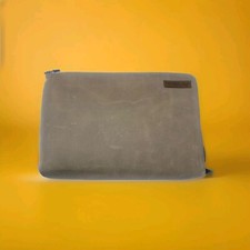 WaterField SF Bags Waxed Canvas Laptop Sleeve Case Brown Fits Up To 13