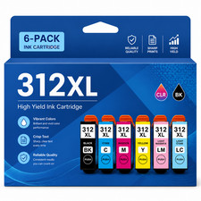 312XL Ink Combo 6-Pack for Expression XP-8500 XP-8600 XP-15000 picture