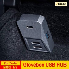 Glovebox HUB For Tesla Model 3 Y Highland Accessories Glove Box Organizer USB Ex picture