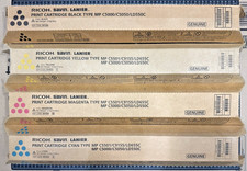 Genuine Ricoh MP C5000 /C5050/ LD550C Toner Set KYCM 841455 841453 841454 841284 picture