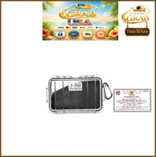 Water Resistant Crushproof Dustproof Hard Case IP67 Black Clear 7.5x5.06x2.12 In picture