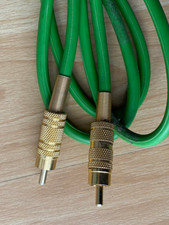 Commodore Amiga 3.5 Jack Cable GRÜN Gold-Plated Connectors picture