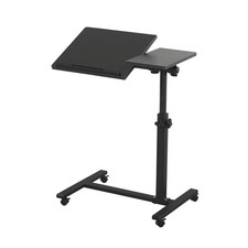 TigerDad Black Mobile Overbed Laptop Standing Desk picture