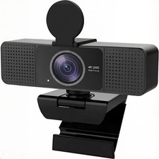 4K Webcam for PC, Web Camera for Desktop Computer, USB Webcam with Noise Canc... picture