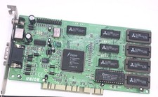 UNION Trident PCI Video Card TD9685 P14 picture