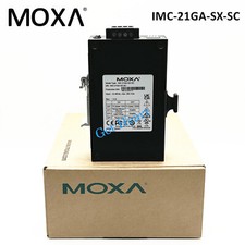 NEW MOXA IMC-21GA-SX-SC Gigabit Multimode Transceiver SC Interface FedEx or DHL picture