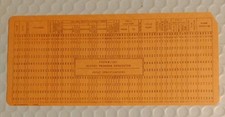 Vintage IBM Punch Cards System 360 Input Specifications Lot of 10 Salmon picture